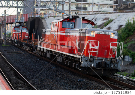 【JR西日本 東海道本線】DD51形+チキ7000形 【JR西日本 東海道本線】DD51形+チキ7000形 127511984