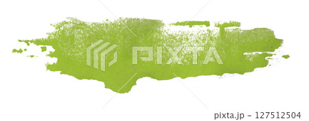 green watercolor background. Artistic hand paint. Isolated on transparent background. 127512504