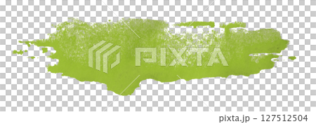 green watercolor background. Artistic hand paint. Isolated on transparent background. 127512504