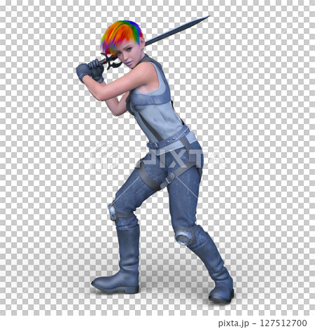 Female swordsman 127512700