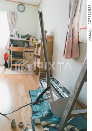 ルームエアコンの付け替え工事 127512988