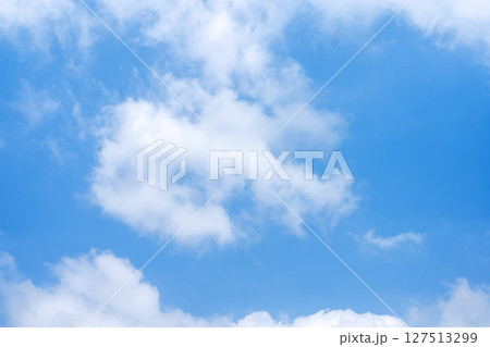 夏の空 夏空 青空 空 夏 晴れ 6月 【東京都】 127513299