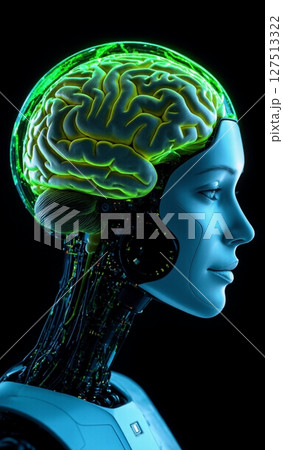 【AI生成】BCI（Brain-Computer Interface）脳内チップ 127513322
