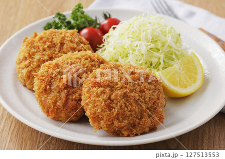 美味しそうなメンチカツ 美味しそうなメンチカツ 127513553