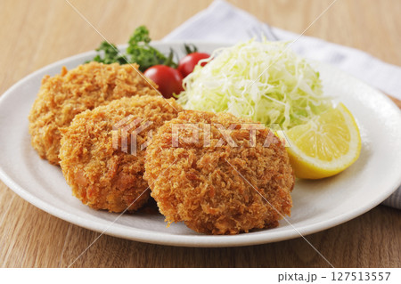 美味しそうなメンチカツ 美味しそうなメンチカツ 127513557
