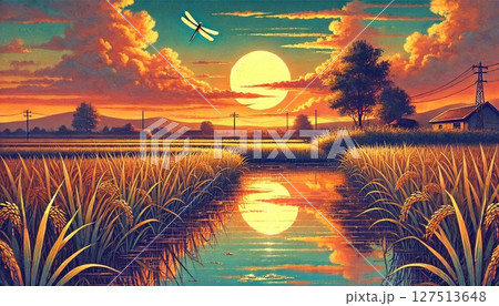 夏　日本　風物詩 127513648