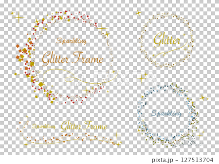 グリッターフレームセット 127513704