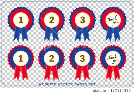 帶有排名和資訊的玫瑰花結套裝 | 玫瑰花結、絲帶、排名、第一名、第二名、第三名、感激 帶有排名和資訊的玫瑰花結套裝 | 玫瑰花結、絲帶、排名、第一名、第二名、第三名、感激 127514359