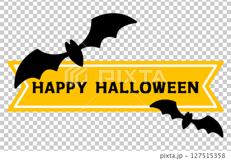 Halloween frame vector illustration Happy Halloween 127515358