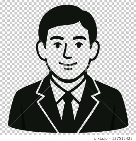 Male icon "AI generated image" 127515425
