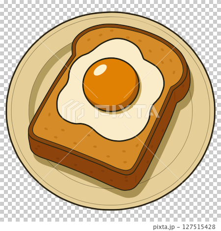 目玉焼きパン「AI生成画像」 127515428