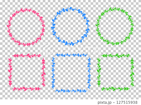 簡單的植物框架 127515938