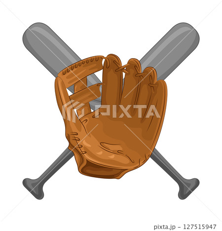 Illustration of Baseball gloves Illustration of Baseball gloves 127515947