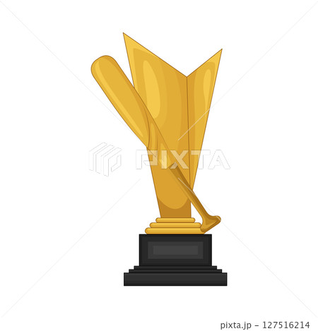 Illustration of Baseball trophy Illustration of Baseball trophy 127516214