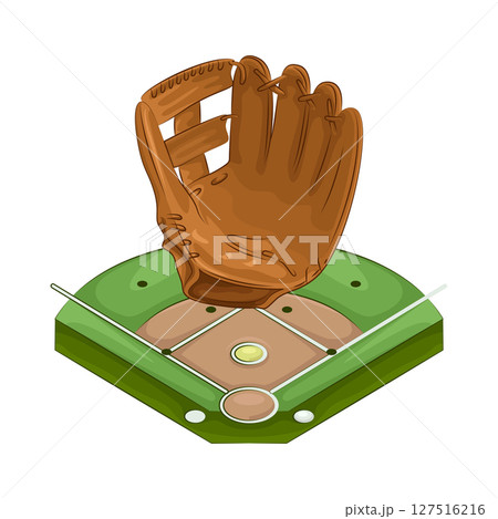 Illustration of Baseball field  127516216