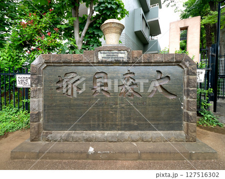 大森貝塚遺跡庭園　大森貝塚碑　東京都 127516302