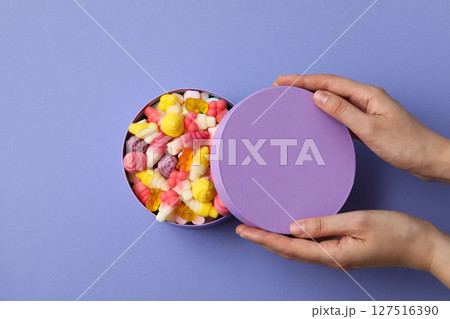 Jelly candy, concept of tasty and sweet food 127516390
