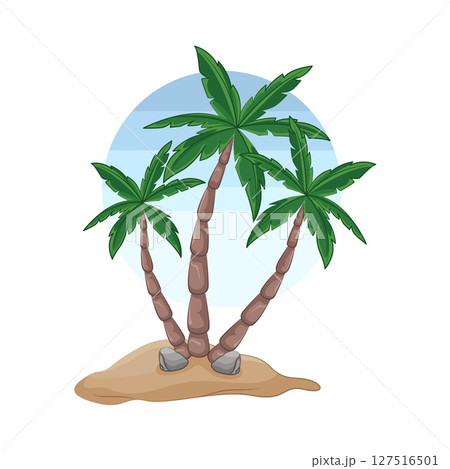 Illustration of Palm Tree 127516501