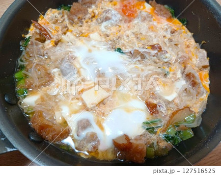 カツ煮　かつ煮　カツとじ煮　かつとじ煮　とんかつ　トンカツ 127516525