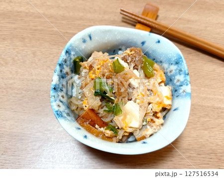 カツ煮　かつ煮　カツとじ煮　かつとじ煮　とんかつ　トンカツ 127516534