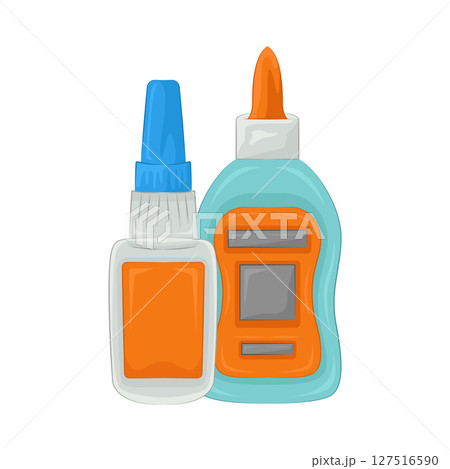 Illustration of Glue Bottle 127516590