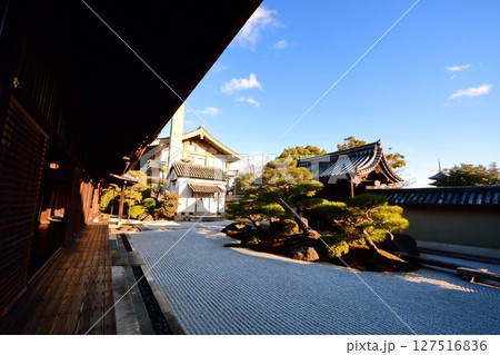 京都府 東寺 観智院・涅槃禄の庭「長者の庭」枯山水 京都市 南区 九条町 2022年2月 京都府 東寺 観智院・涅槃禄の庭「長者の庭」枯山水 京都市 南区 九条町 2022年2月 127516836