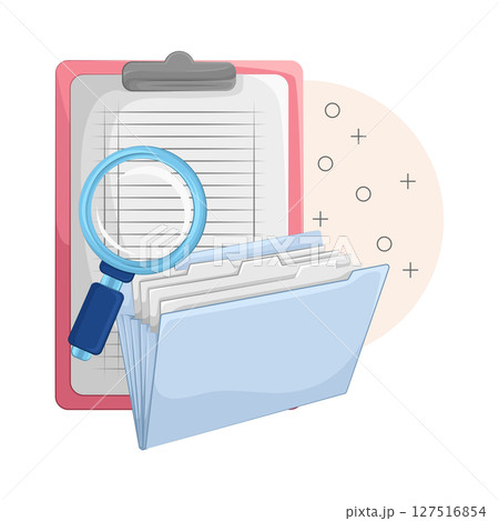Illustration of Search Folder 127516854