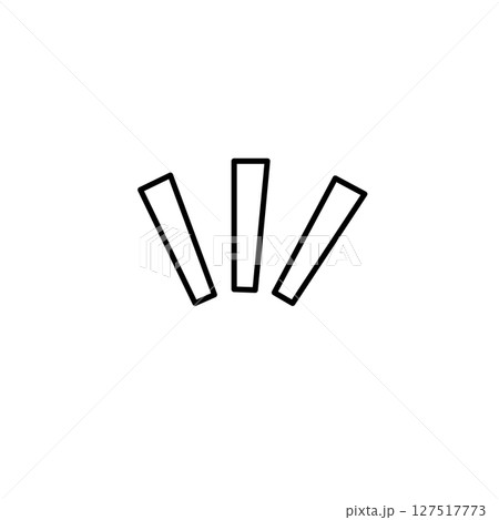 シンプルな強調のマークのイラスト 127517773