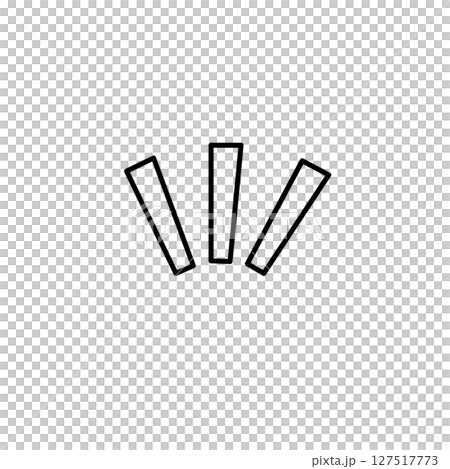 シンプルな強調のマークのイラスト 127517773