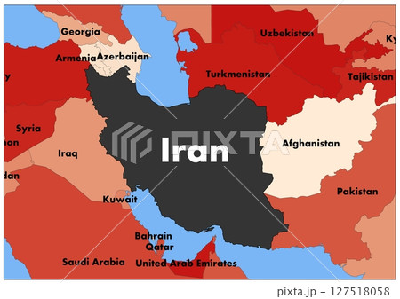Iran World black map random background classic style Iran World black map random background classic style 127518058