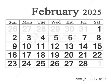 Planner calendar for January 2025. Monthly Organizer. 2025 Monthly Planner 127518483