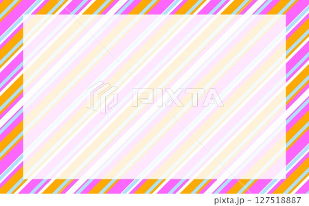 縞模様 フレーム ホワイトスペース ストライプ ピンク キュート 縞模様 フレーム ホワイトスペース ストライプ ピンク キュート 127518887