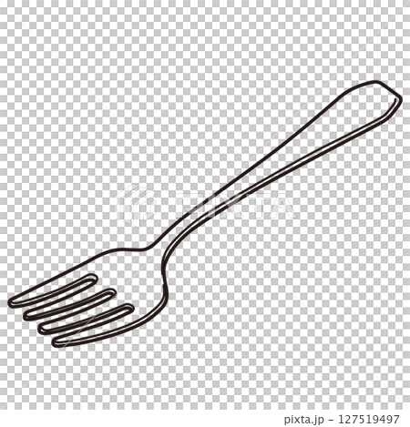 フォーク 食器 イラスト フォーク 食器 イラスト 127519497