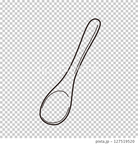 スプーン　食器　イラスト 127519520