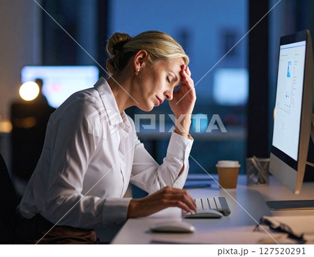 コンピューターの仕事のイメージ 127520291