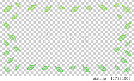 Watercolor leaf pattern (green) Watercolor leaf pattern (green) 127521005