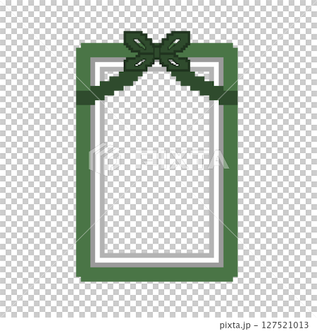遺影_ドット絵(緑) 遺影_ドット絵(緑) 127521013
