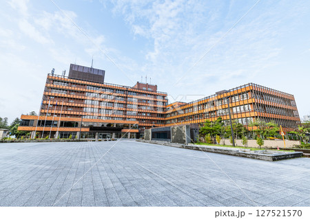 石川県金沢市　晴天の金沢市役所 127521570