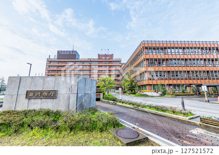 石川県金沢市　晴天の金沢市役所 127521572