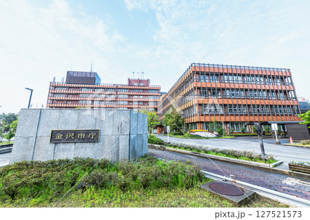 石川県金沢市　晴天の金沢市役所 127521573