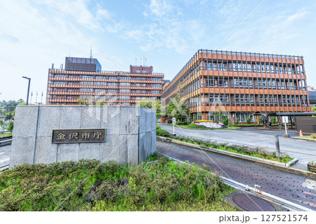 石川県金沢市　晴天の金沢市役所 127521574