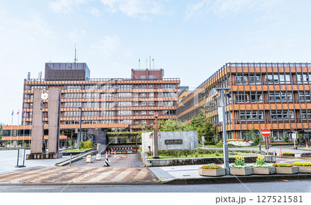 石川県金沢市　晴天の金沢市役所 127521581