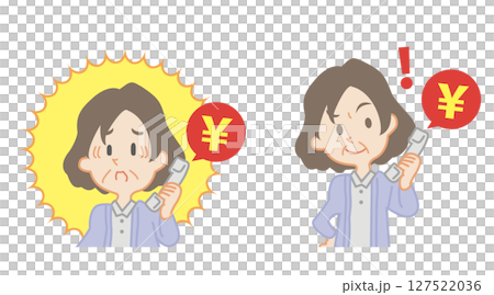 老年婦女接到詐騙電話 127522036