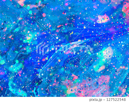 Unicorn background with rainbow mesh. Fantasy gradient backdrop with hologram. Vector illustration for poster, brochure, invitation, cover book Unicorn background with rainbow mesh. Fantasy gradient backdrop with hologram. Vector illustration for poster, brochure, invitation, cover book 127522548