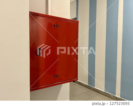 Fire protection system in a new building. High quality photo Fire protection system in a new building. High quality photo 127523093