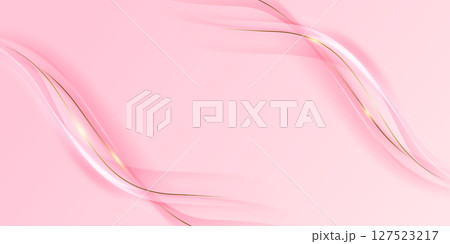 Abstract background design, modern pink and gold geometric element design. Abstract background design, modern pink and gold geometric element design. 127523217