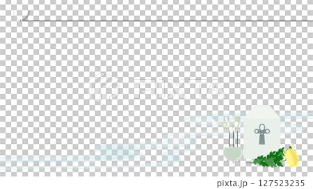 去世的圖像背景插圖框架 去世的圖像背景插圖框架 127523235