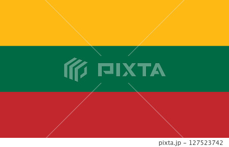 Flag of Lithuania, national symbol Flag of Lithuania, national symbol 127523742