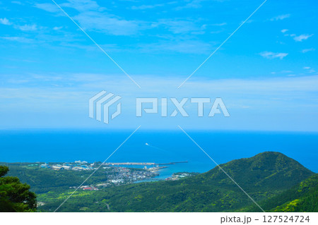 屋久島 宮之浦 東シナ海 屋久島 宮之浦 東シナ海 127524724