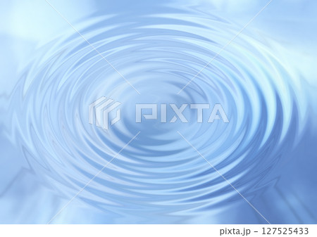 水滴の落ちた後の波紋 127525433